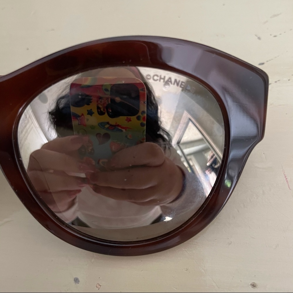 🤎🤎🤎CHANEL Brown Tortoise Sunglasses!🧸🧸🧸 - Picture 4 of 5